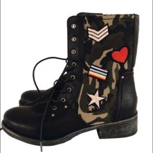 MIA Camo Patch Combat Boots
